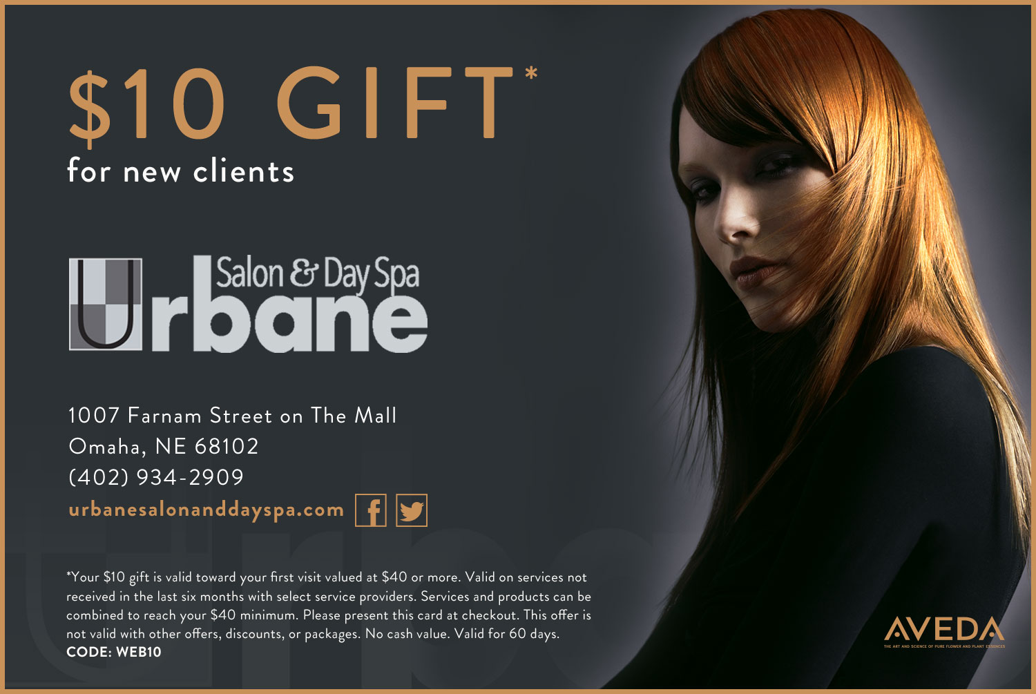 $20 Gift Certificate for Urbane Salon and Day Spa New Customers